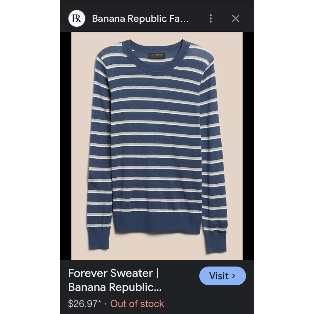 Banana Republic Forever Sweater | Soft Knit | Timeless Wardrobe Essential